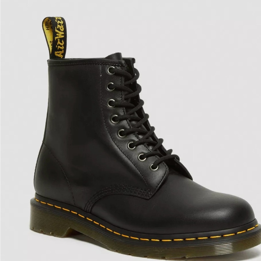 Almost New Dr Marten’s Black Leather 1460 Combat Boots and Dr M’s Wonder Balsam